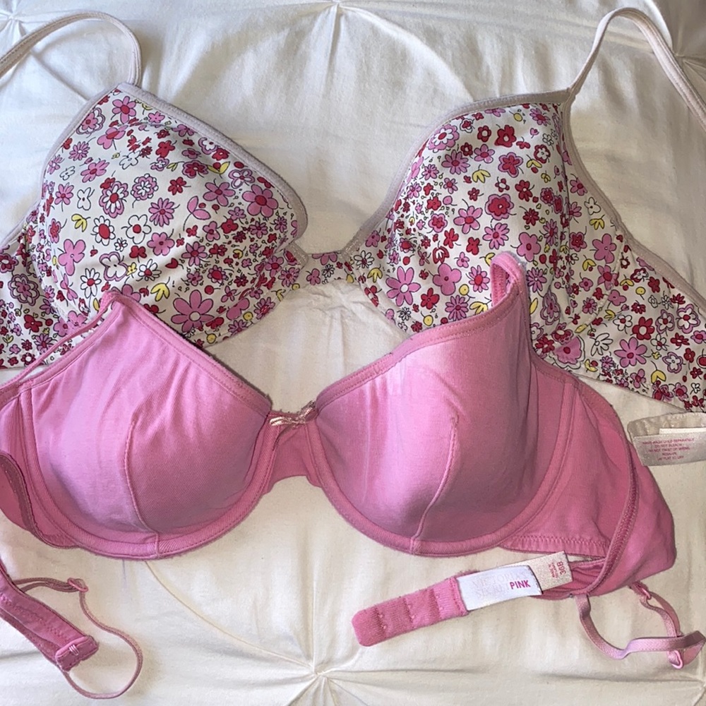 Victoria’s Secret PINK 2 for $13 T-Shirt Bra 36B